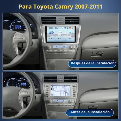 Vista 3 de [Roinvou] Qualcomm 8 Core 4+64G 9" Radio de coche para Toyota Camry 2007-2011