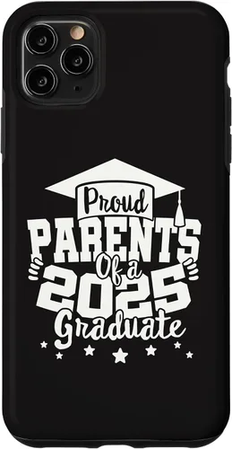 Vista 11 de iPhone 15 Parents of a 2025 Graduate Class Senior Graduation Grad 25 Case