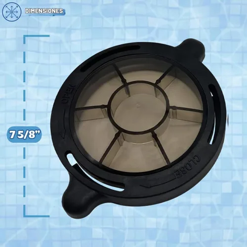 Vista 2 de Poolzilla Cubierta para cesta de bomba de piscina, compatible con bombas