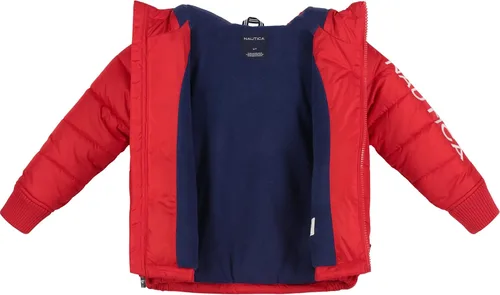 Vista 3 de Nautica Chaqueta pesada con capucha y forro polar para niño