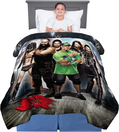 Vista 8 de Franco - Ropa de cama infantil, edredón reversible extrasuave, tamaño individual / matrimonial, 72 x 86 pulgadas, diseño de Olaf de Frozen 2