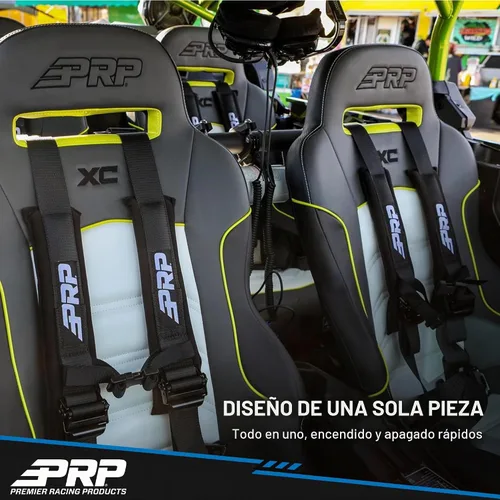Vista 7 de PRP Arnés Surelatch de 4 puntos de 2 pulgadas con acolchado de 2 pulgadas, ajustadores EZ, correa extraíble (paquete de 2 negro)