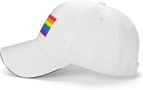 Vista 9 de Bonnie Blue Pride Rainbow LGBT Flag Baseball Cap for Men Women Adjustable Funny Dad Hat