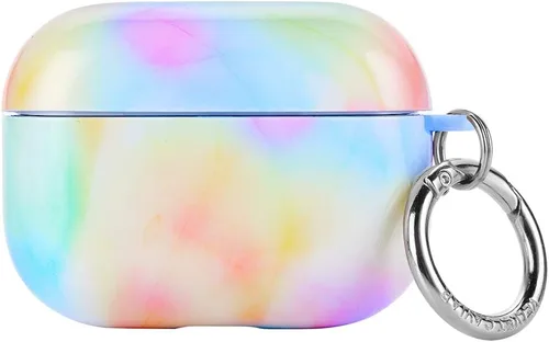 Vista 67 de Velvet Caviar Funda compatible con AirPods Pro de 2ª y 1ª generación, bonita funda protectora dura para mujer, diseño de lunares azules y aguamarina