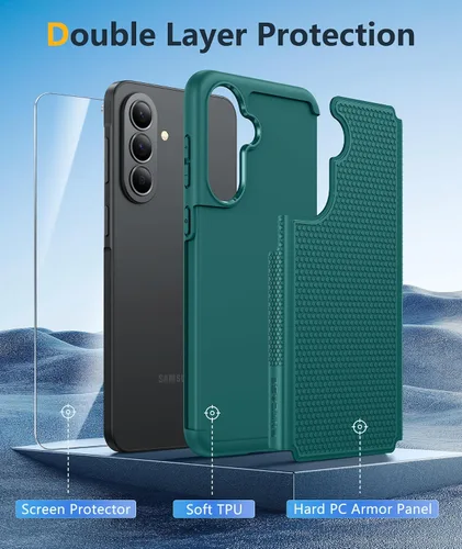 Vista 383 de FNTCASE Funda para iPhone 17 Pro: Fundas delgadas translúcidas de color azul claro compatibles con MagSafe, protección completa de la cámara