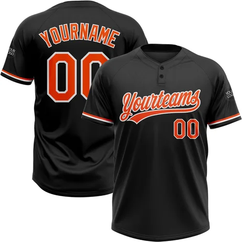 Vista 46 de Camisetas de béisbol personalizadas con dos botones, camisetas de sóftbol personalizadas con logotipo de nombre cosido para hombres, mujeres