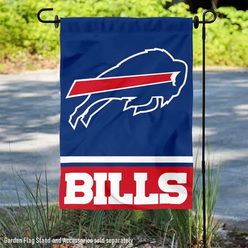 Vista 2 de Bandera de jardín de doble cara de Buffalo Bills
