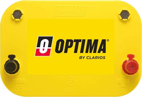 Vista 4 de Baterías de doble uso con superficie de color amarillo Optima Batteries 8040-218, D 35.