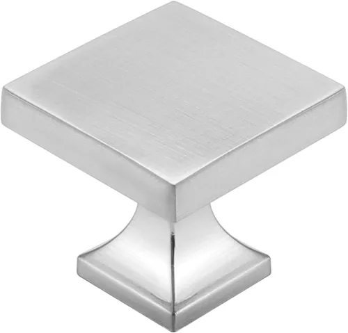 Vista 12 de Homdiy Paquete de 5 tiradores para gabinete color negro mate, manijas de zinc de aleación para cajones y aparadores, accesorios de cocina