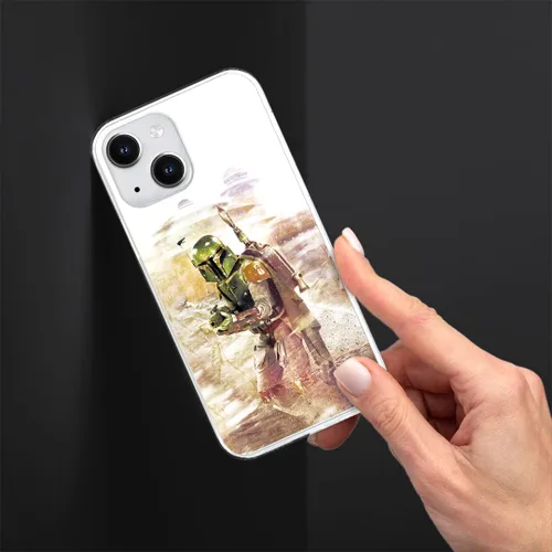 Vista 2 de ERT GROUP Funda de teléfono móvil para Xiaomi REDMI Note 10/10S original y con licencia oficial de Star Wars patrón Boba Fett 001 adaptado