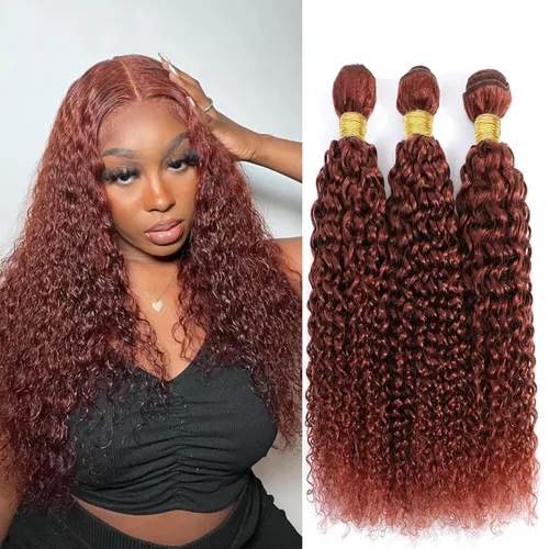 Vista 34 de Color 30 paquetes de cabello humano marrón onda del cuerpo paquetes 8 10 12 pulgadas brasileño virgen Remy extensiones de cabello humano doble trama