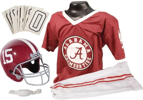 Vista 41 de Franklin Sports NCAA - Conjunto de uniforme de fútbol americano para niños, camiseta de fútbol universitario, casco + pantalones para niños y niñas