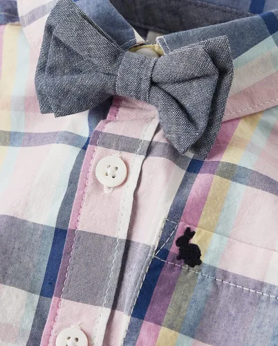 Vista 2 de Gymboree Conjunto de body de manga larga y pantalones cortos chinos para bebé