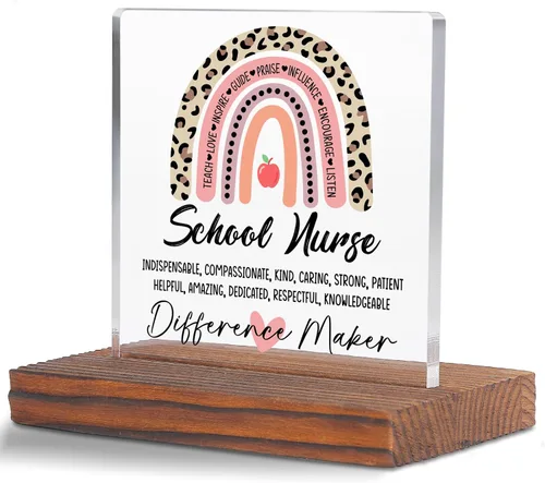 Vista 9 de Letrero decorativo de escritorio transparente para después de la escuela, regalo de agradecimiento para mujeres y hombres, regalos de agradecimiento