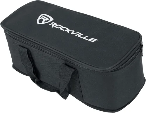 Vista 8 de Rockville MINI RF BAG - Funda de transporte para 5 luces MINI RF o IR, interior acolchado, divisores ajustables, perfecto para transporte