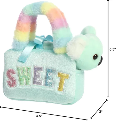 Vista 6 de Aurora Fashion Fancy Pals Rainbow Sweet - Peluche con elegante bolso para divertirse con disfraz, perfecto para niños de 3 años, disfraces