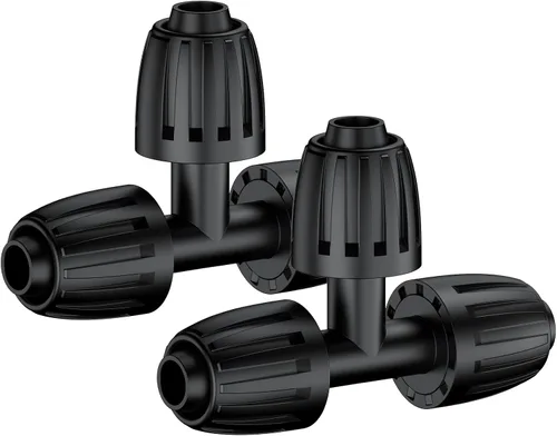 Vista 9 de Pawfly 10 adaptadores de manguera de 1/2 a 3/4 pulgadas, tubo de riego por goteo de 1/2 pulgada a grifo/adaptador de manguera de jardín, conectores