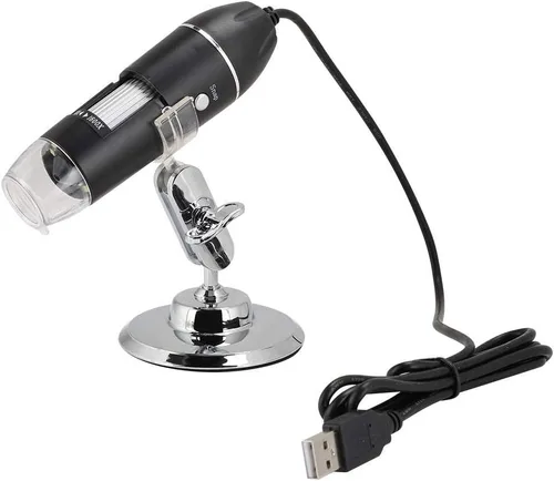 Vista 4 de Endoscopio de aumento 1600x1200 Microscopio USB 1600X Microscopio electrónico digital USB 2MP Cámara de vídeo con 8 LED Compatible con Vista, 7/8/10.