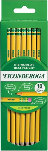 Vista 9 de Ticonderoga - Lápices de madera, preafilados #2 HB suave, amarillo, 1000 unidades, tamaño estándar, borrador de alta calidad