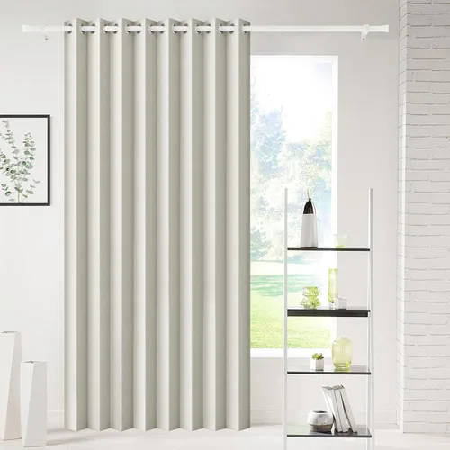 Vista 24 de Cortinas plisadas completamente opacas con cierre magnético, 72 pulgadas de largo, para interiores y exteriores, 1 panel, 45 pulgadas de ancho x 72