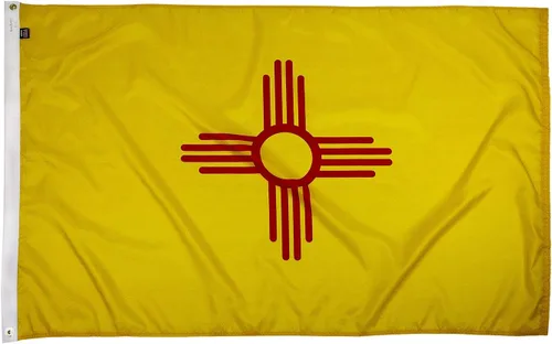 Vista 72 de FlagSource Bandera del estado de Alabama, material de nailon 200D con certificación FMAA, resistente, fabricada en Estados Unidos, resistente a