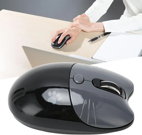Vista 6 de BT5.1 Mouse inalámbrico, clic ultra silencioso y diseño portátil compacto para niñas, alternativa de 2.4 GHz con modo de suspensión automático