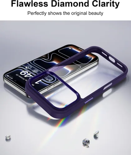 Vista 280 de HOOMIL Funda para iPhone 7 Plus/iPhone 8 Plus de 5.5 Pulgadas, sin amarillamiento, protección contra caídas, cubierta trasera dura transparente