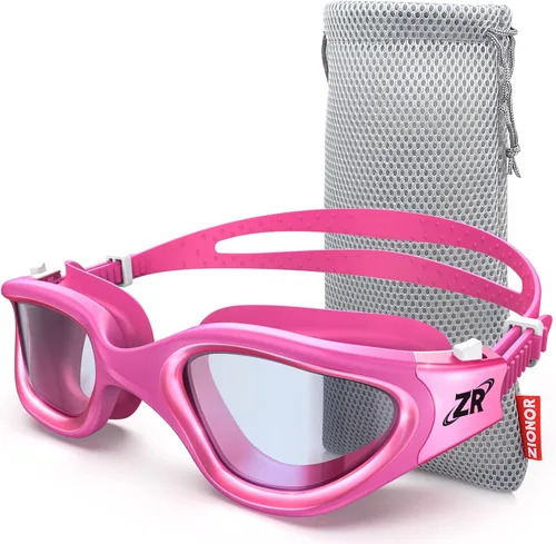 Vista 16 de ZIONOR G1 MAX - Gafas de natación polarizadas antivaho para hombres y mujeres A (polarizado + humo brillante)
