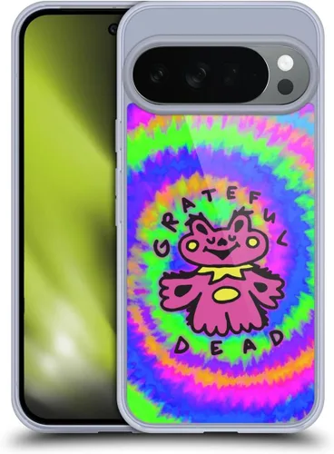 Vista 211 de Head Case Designs Funda de gel con licencia oficial de Grateful Dead Bear Trends [protección de grado militar] compatible con Google Pixel 3