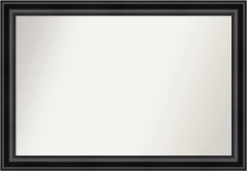 Vista 690 de Amanti Art Espejo personalizado, espejo de baño negro puente, espejo de pared o espejo de tocador de baño sobre el fregadero (26 x 26 pulgadas)