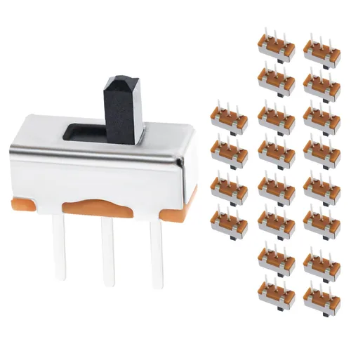 Vista 14 de CYT1107 - Interruptor deslizante vertical de 0.197 in de alto, 2 pines, 2 posiciones, panel SPDT 1P2T (paquete de 20)