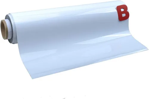 Vista 9 de ZHIDIAN Papel de contacto magnético para pizarra blanca para pared, 94 x 48 pulgadas, adhesivo magnético de borrado en seco con respaldo no adhesivo