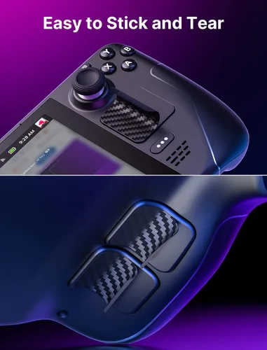 Vista 2 de JSAUX Juego de calcomanías de piel compatibles con cubierta de vapor, calcomanías de agarre antideslizantes para cubierta de vapor, protector