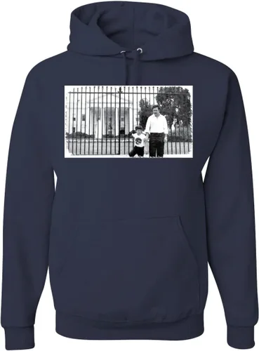 Vista 6 de Pablo Escobar Medellin Cartel Cocaine Cowboys White House Picture Pop Culture Unisex Graphic Sudadera con capucha