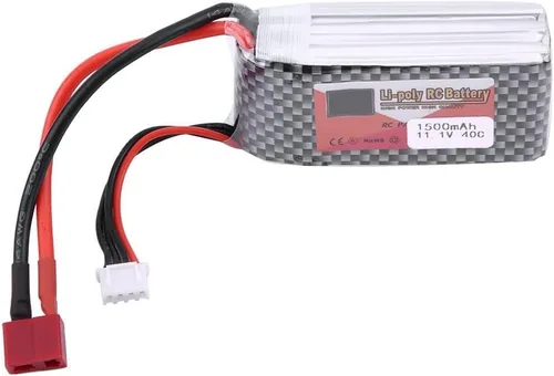 Vista 10 de HERCHR Batería LiPo RC LiPo, batería LiPo 3S 11.1V 1300mAh 4500mAh 5500mAh LiPo Batería recargable LiPo Batería con enchufe T para camiones RC Car