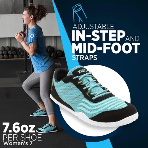 Vista 7 de Xero Shoes Zapatos de entrenamiento cruzado 360 para mujer, cero caídas con varillas de agarre de cuerda