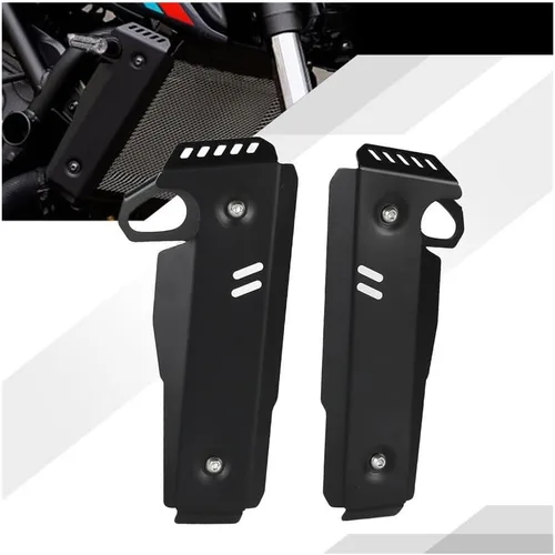 Vista 2 de Radiator Grille Guard Motorcycle Side Radiator Grille Cover Guard Protector for Ya&maha MT-07 MT07 FZ-07 FZ07 2018 2019 2020 2021 2022 2023 MT 07 FZ