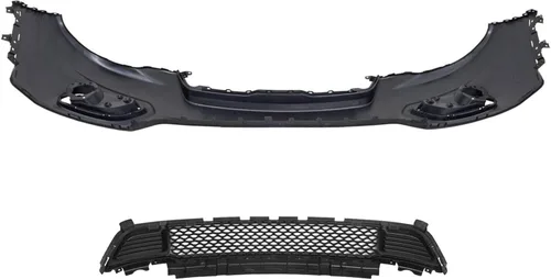 Vista 4 de Rejilla de Parrilla Inferior y Tapa de Parachoques Delantero Superior Compatible con Jeep Cherokee 2019, 2020, 2021, 2022, 2023, 68288039AB