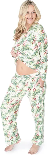 Vista 3 de Kindred Bravely Conjunto de pijama de lactancia polar Pijamas de maternidad para lactancia materna