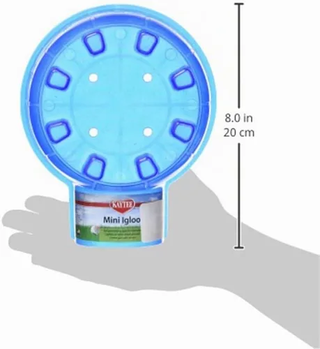 Vista 3 de Kaytee Igloo Habitat Escondite para hámsters, jerbos, ratas y otros animales pequeños, mini