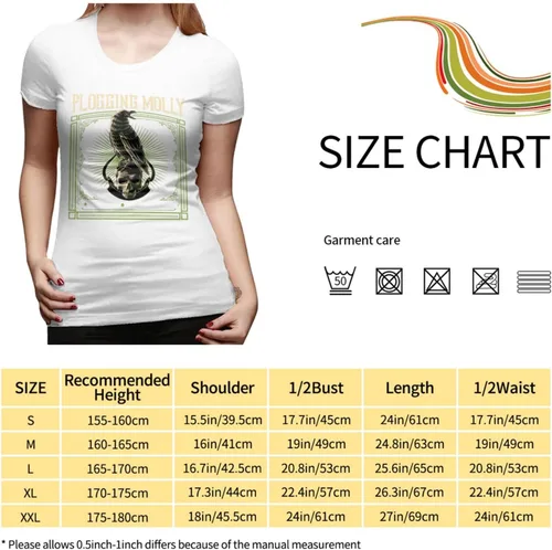 Vista 2 de Womens Cotton T-Shirt Crewneck Cycling Short Sleeve Full Season Shirts