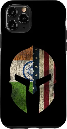 Vista 28 de iPhone 11 Indian American Pride - Carcasa para teléfono con bandera de la India