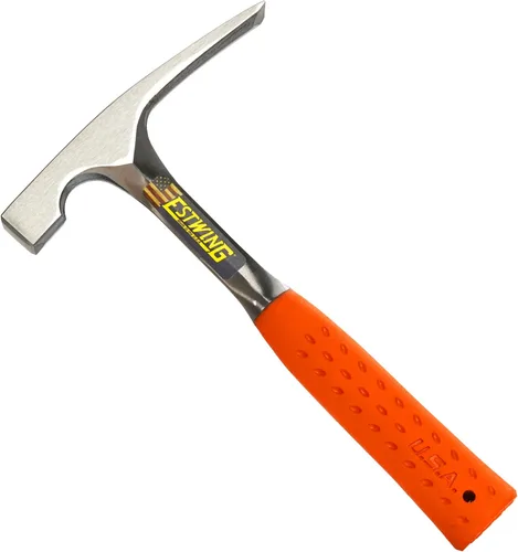 Vista 7 de Estwing Martillo de carpintero/albañil - Herramienta de albañil de 16 oz con construcción de acero forjado y mango con reducción de impacto