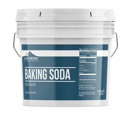 Vista 8 de Earthborn Elements Soda para hornear (2 lb) Bicarbonato de sodio, para cocinar, limpiar y desodorizar