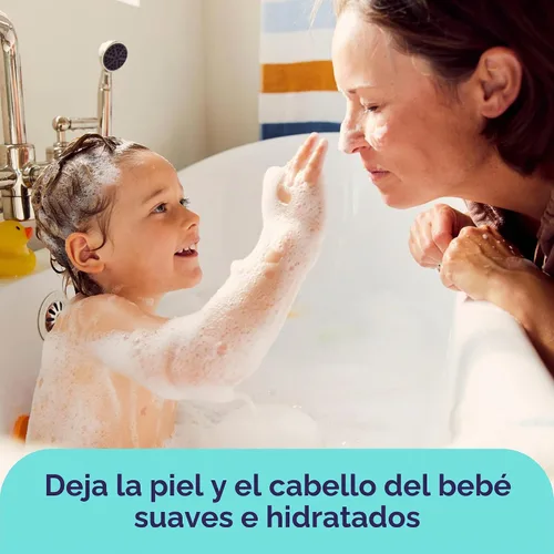 Vista 6 de Hello Bello Champú para bebés y gel de baño, suave aroma a vainilla de coco, 10 onzas