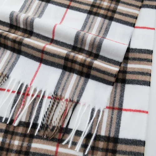 Vista 189 de Bufanda de invierno Achillea suave y cálida, de tartán, a cuadros, de cachemira, unisex