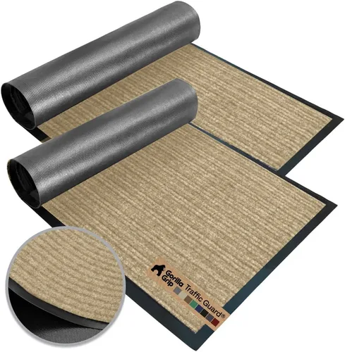 Vista 17 de GORILLA GRIP Traffic Guard - Tapete resistente para interiores y exteriores Negro