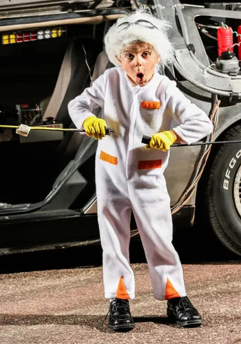 Vista 2 de Disfraz para bebé de Doc Brown de Volver al Futuro Multicolor