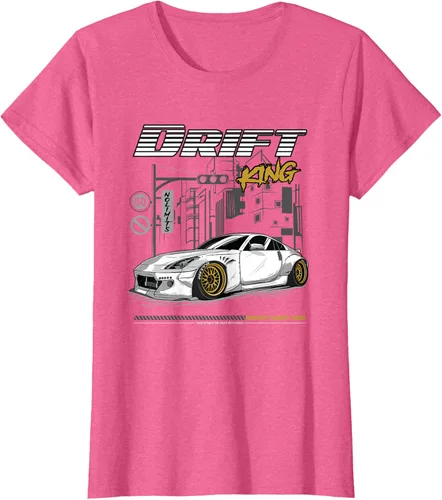 Vista 50 de Z34 370 Fairlady Z - Camiseta gráfica de cuerpo ancho, Negro, S