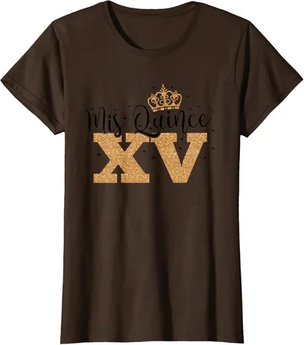 Vista 16 de Camiseta de quinceañera Mis Quince para cumpleaños número 15 Blanco